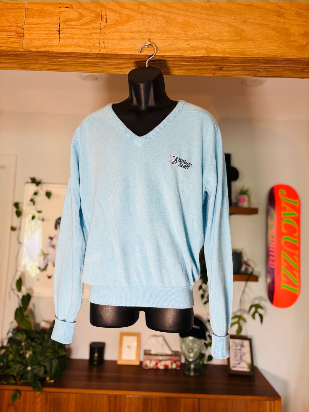 Vintage 1980s Wilson Staff V-Neck Sweater